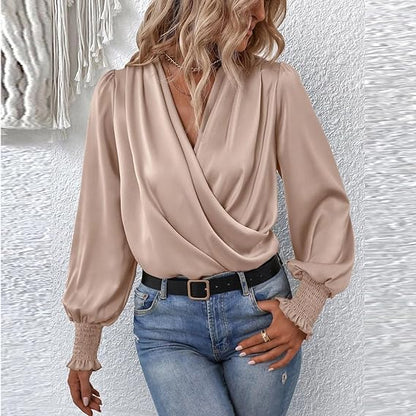 Farah - Elegantní halenka s výstřihem do V