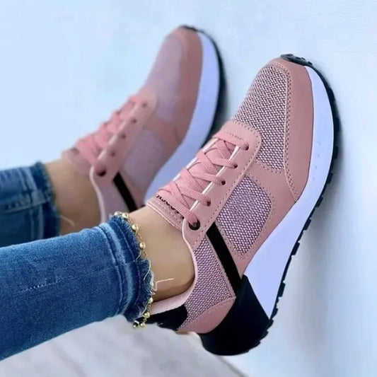Dámské boty Front Lace Wedge Sneakers