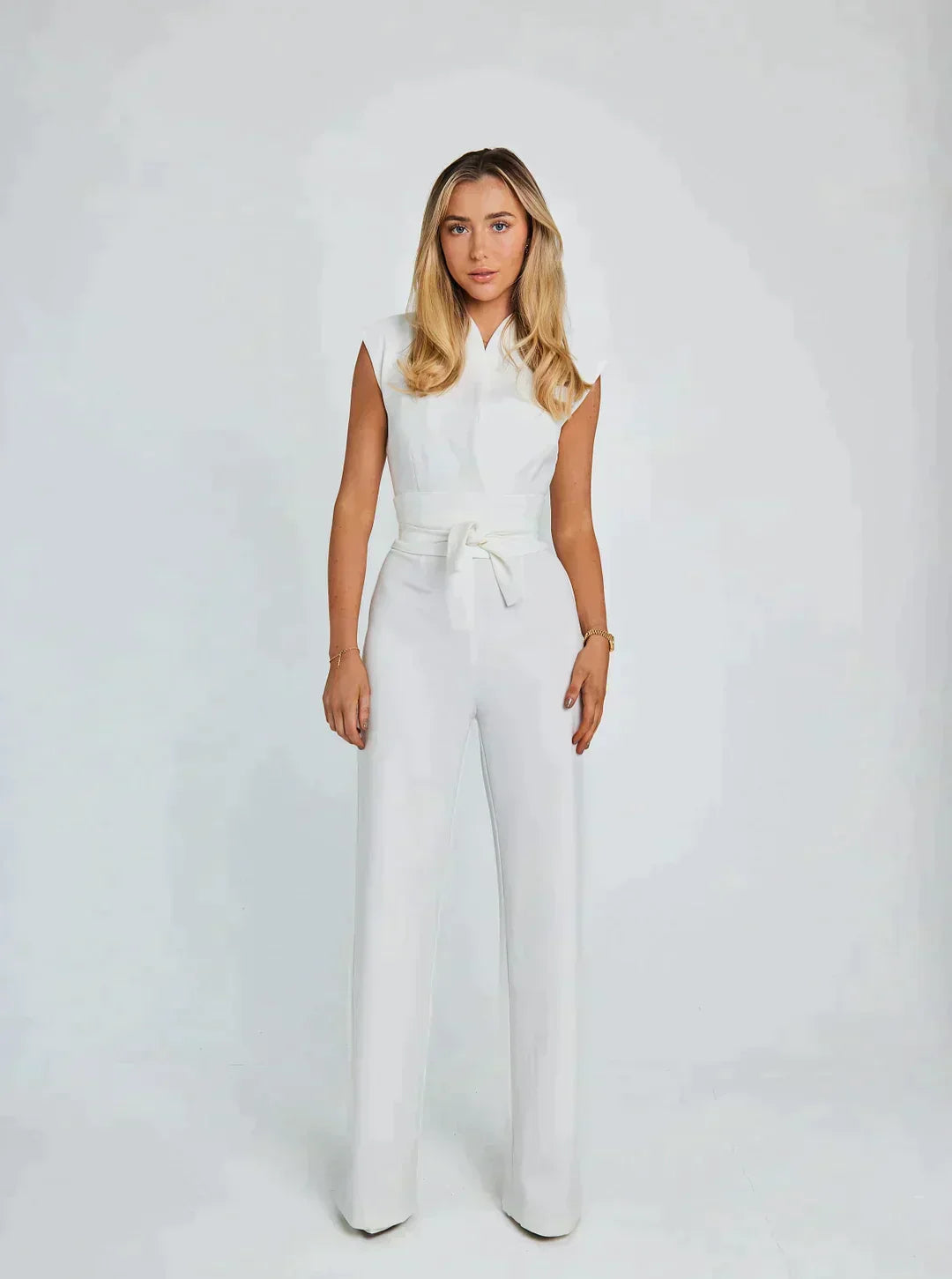 Clémence - Elegantní overal se širokými nohavicemi