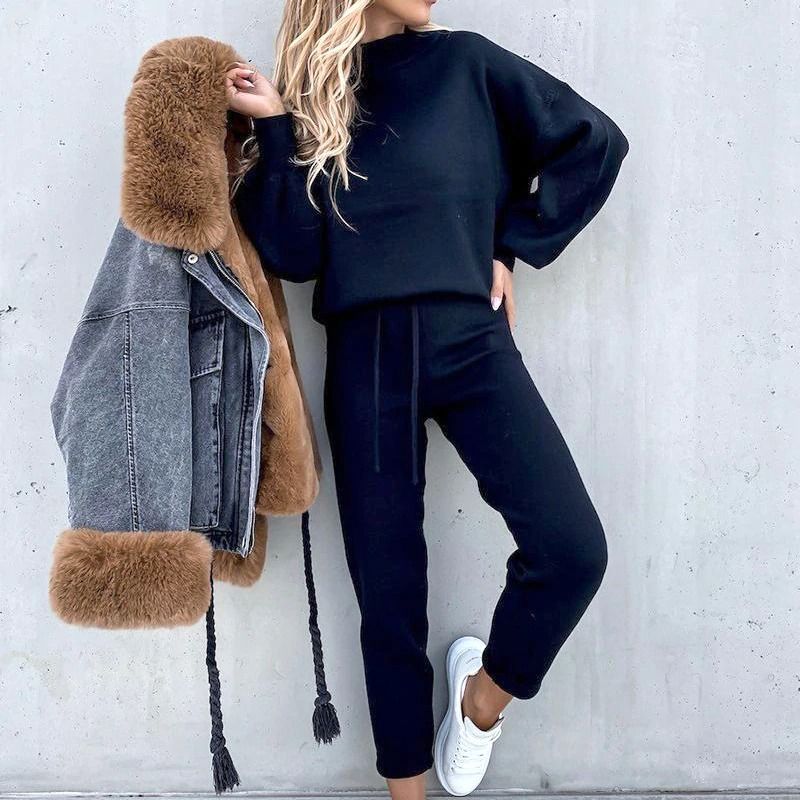 Dvoudílná bavlněná souprava Heidi-Mode s elastickým pasem