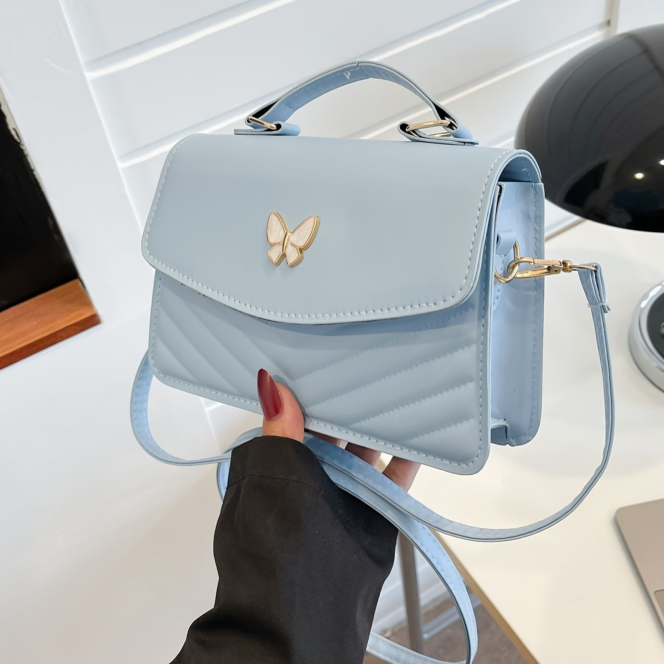 Sophie | Trendy crossbody kabelka a taška přes rameno v jednobarevném provedení