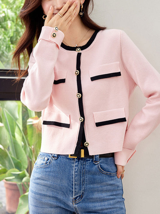 Vesta Chrys | Vrouwen Crew Hals Knopen Vest