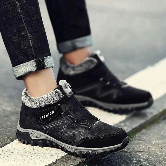 Richelle Shoes | Kožené kotníkové boty s fleecovou podšívkou