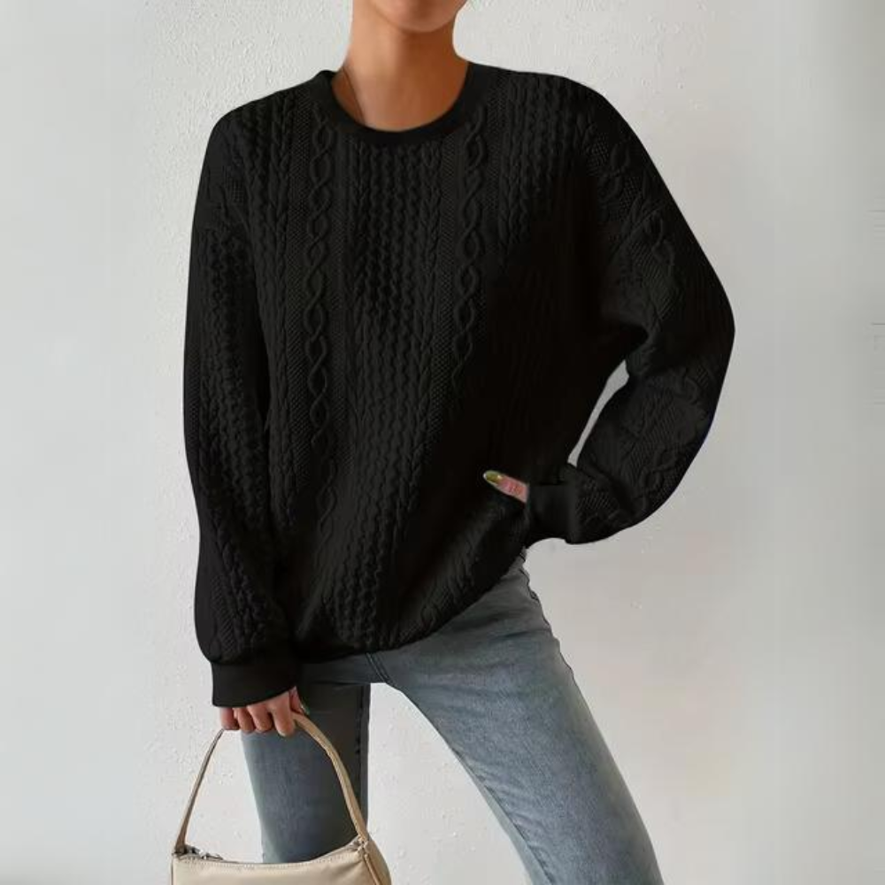Shanna | Mikina Casual s kulatým výstřihem
