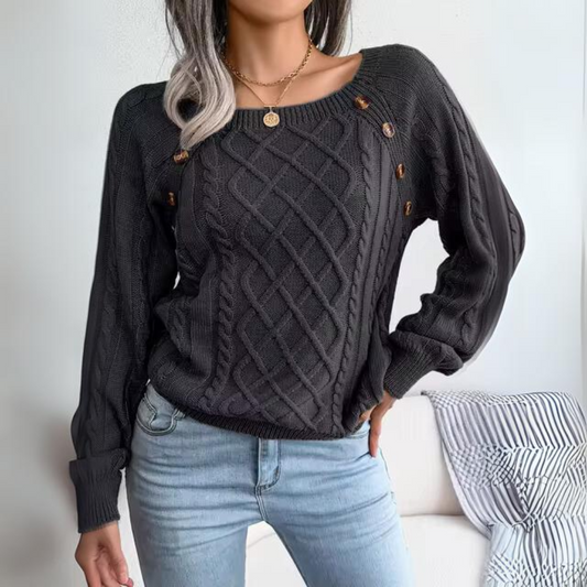 Althea - Svetry s ležérním límcem a knoflíky
