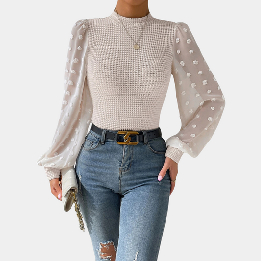 Gabriele - Elegantní dámská halenka s puff rukávy