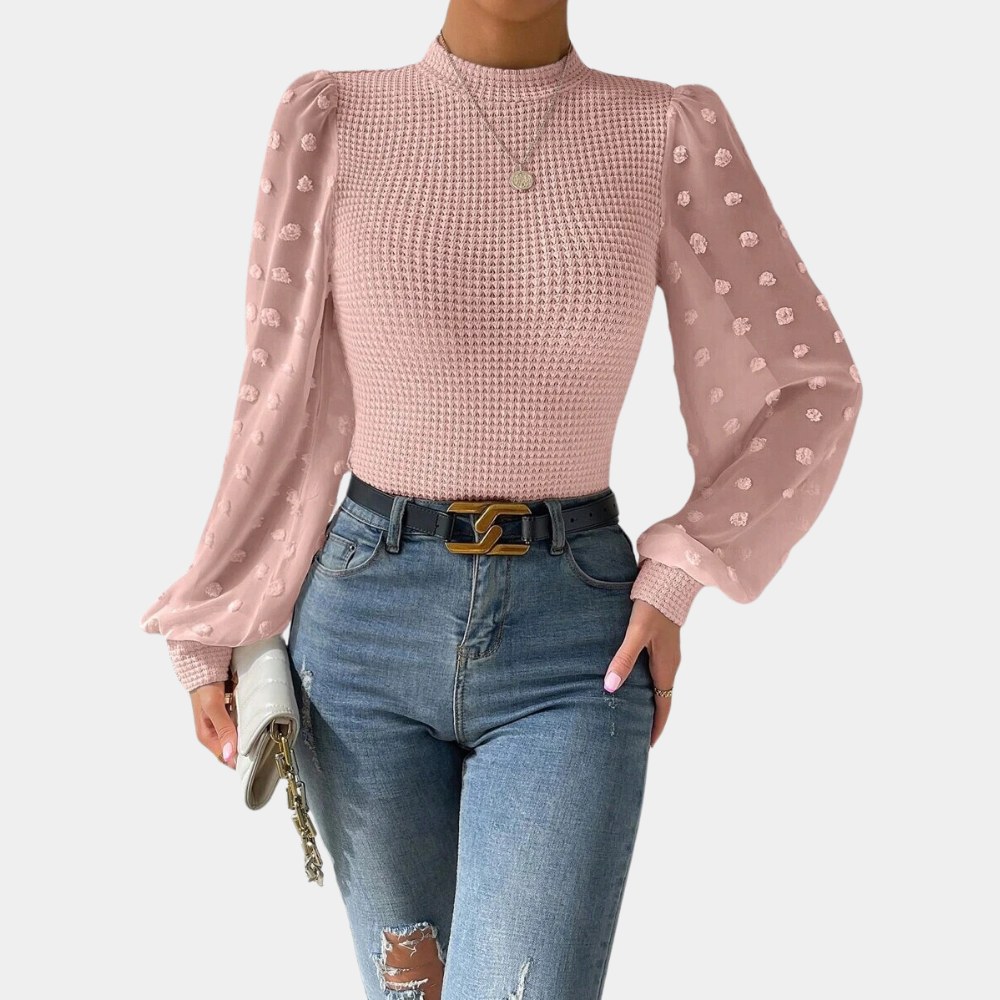 Gabriele - Elegantní dámská halenka s puff rukávy