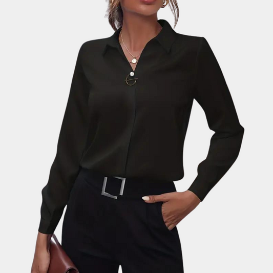 Sienna - Elegantní hladká dámská halenka