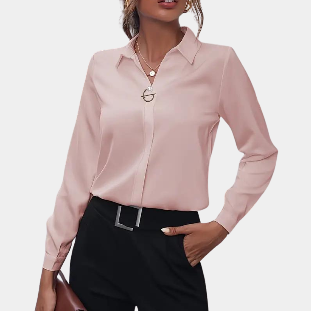 Sienna - Elegantní hladká dámská halenka