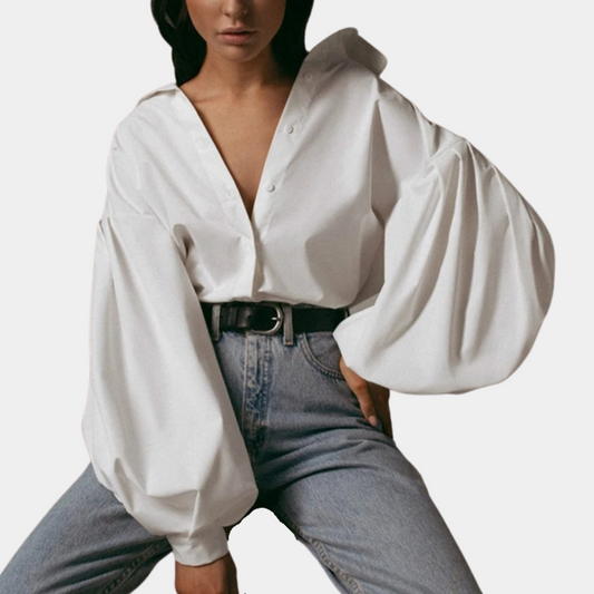 Raimona - Dámská halenka s puff-sleeves