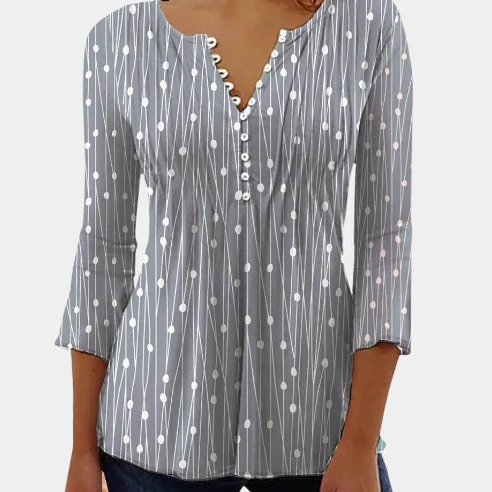 Zara - Dámská halenka s puntíky