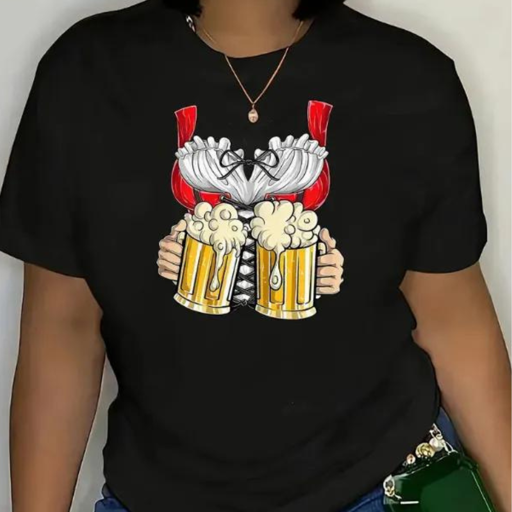 Odetta - Dámské tričko Dirndl beer Oktoberfest