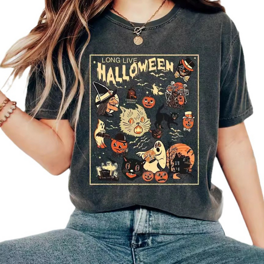 Jazmina - Jednoduchá halloweenská košile pro dámy