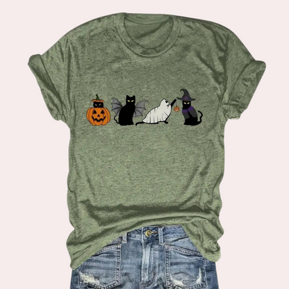 Kati - Slavnostní halloweenské tričko pro dámy