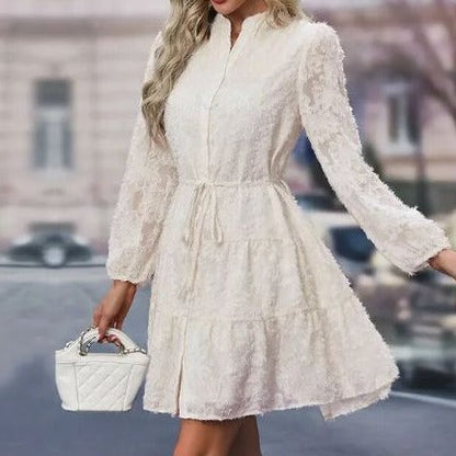 Camilla - Elegantní krajkové midi šaty v linii A