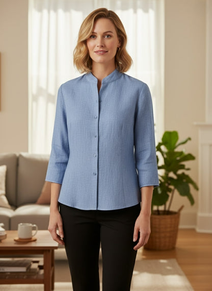 Carmencita | Elegantní a pohodlná dámská blůza s vysokým límcem