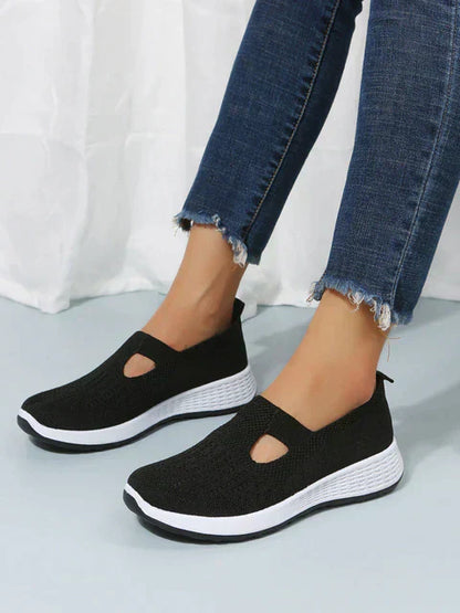 Slip-On ležérní ploché látkové boty