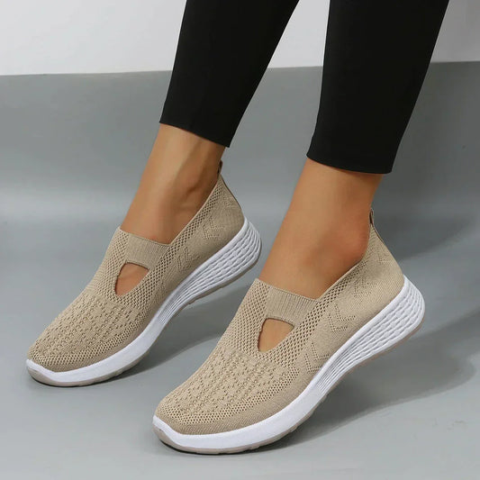 Slip-On ležérní ploché látkové boty