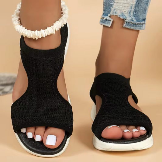 Celine - Jednobarevné sandály Slip-on