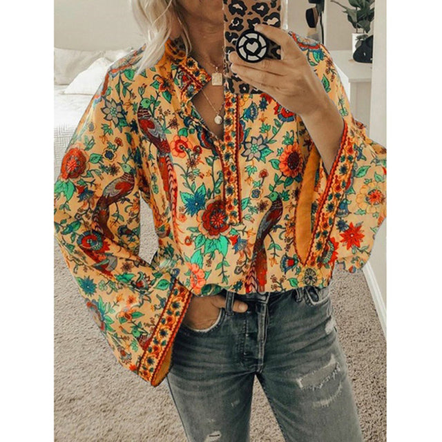 Halenka Vinera | Boho halenka s netopýřími rukávy