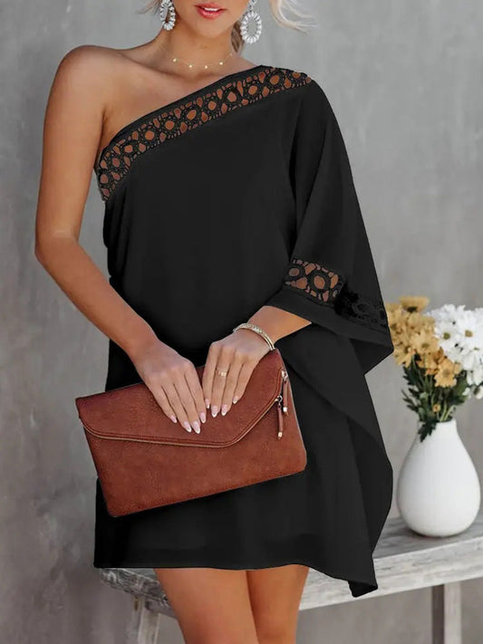 "Christin" Elegantní šaty na ramena