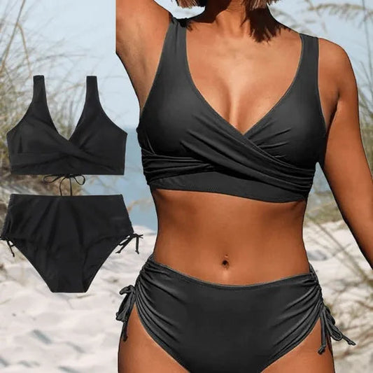 Dámské bikiny - Trendy dvoudílný set - Vysoce kvalitní materiály - Ideální pro letní relaxaci