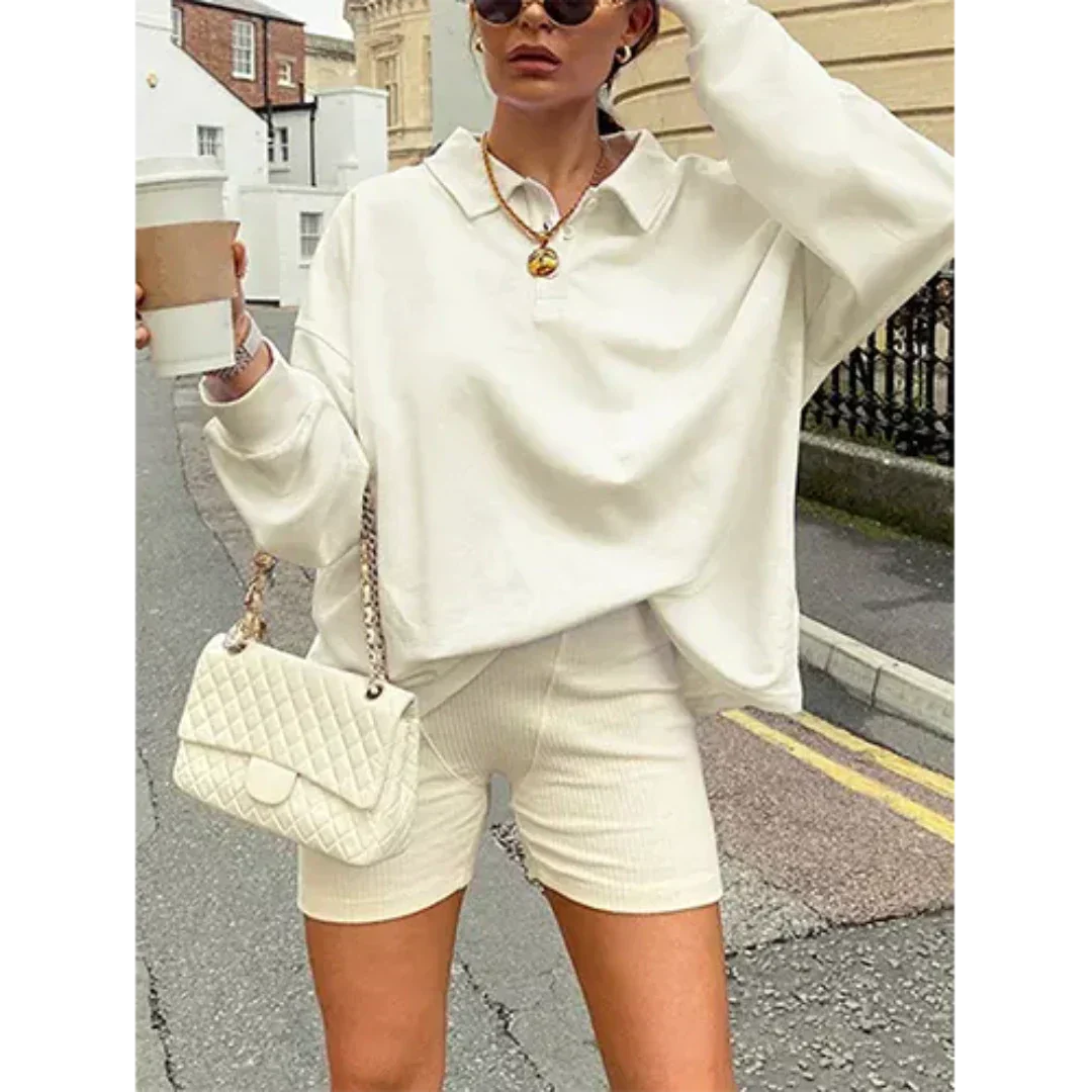 Shanna | Mikina s vysokým límcem pro ženy Oversized