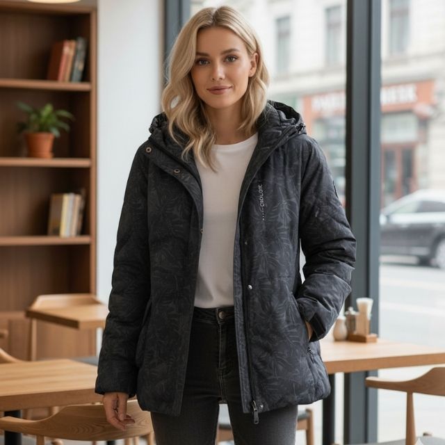 Emma | Elegantní a pohodlná nepromokavá a větruodolná dámská bunda
