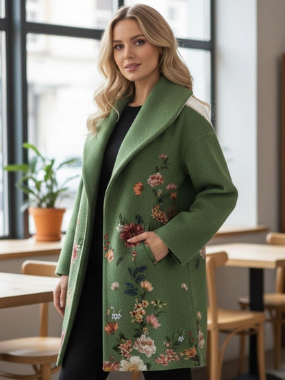 Erica | Dámský dlouhý kabát Noble Stylový, elegantní a pohodlný