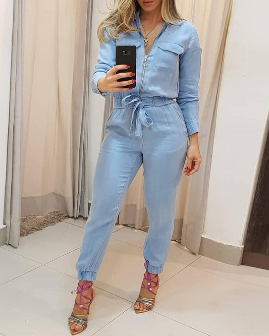 Danielle - Elegantní dámský overal s kosticemi pro ženy