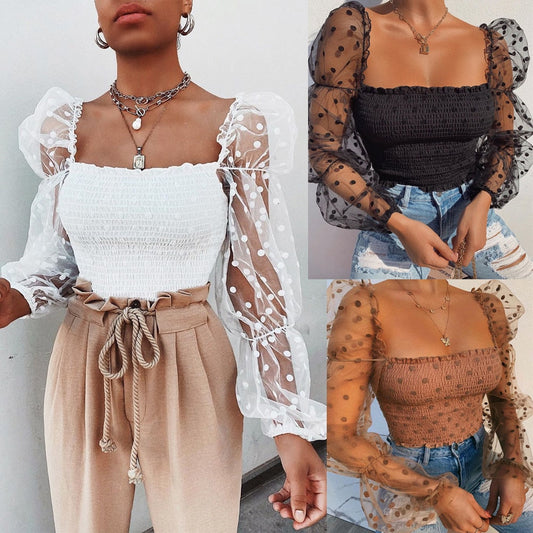 Vardi Dante™ Tiffany Top with Mesh | Jedinečný a stylový dámský top