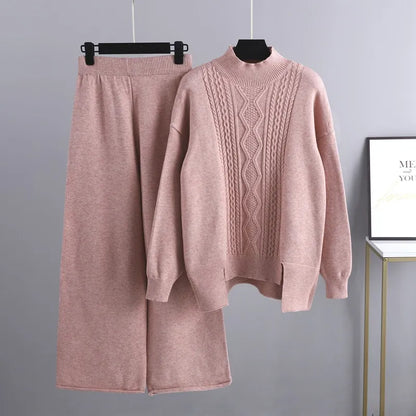 Heidi Fashion - Ležérní a stylový podzimní svetr a kalhoty pro ženy