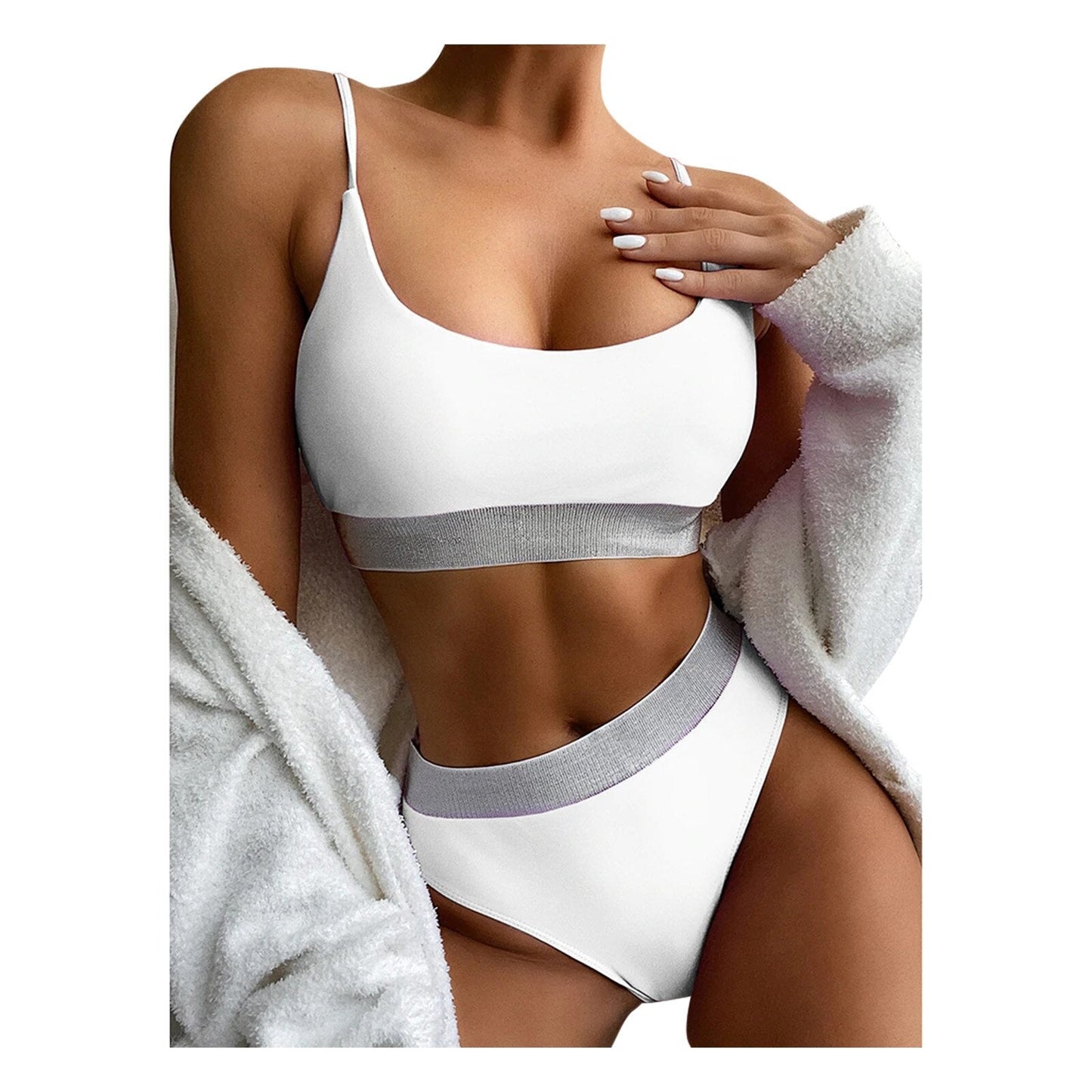 AquaLivv - Bikiny s vysokým pasem