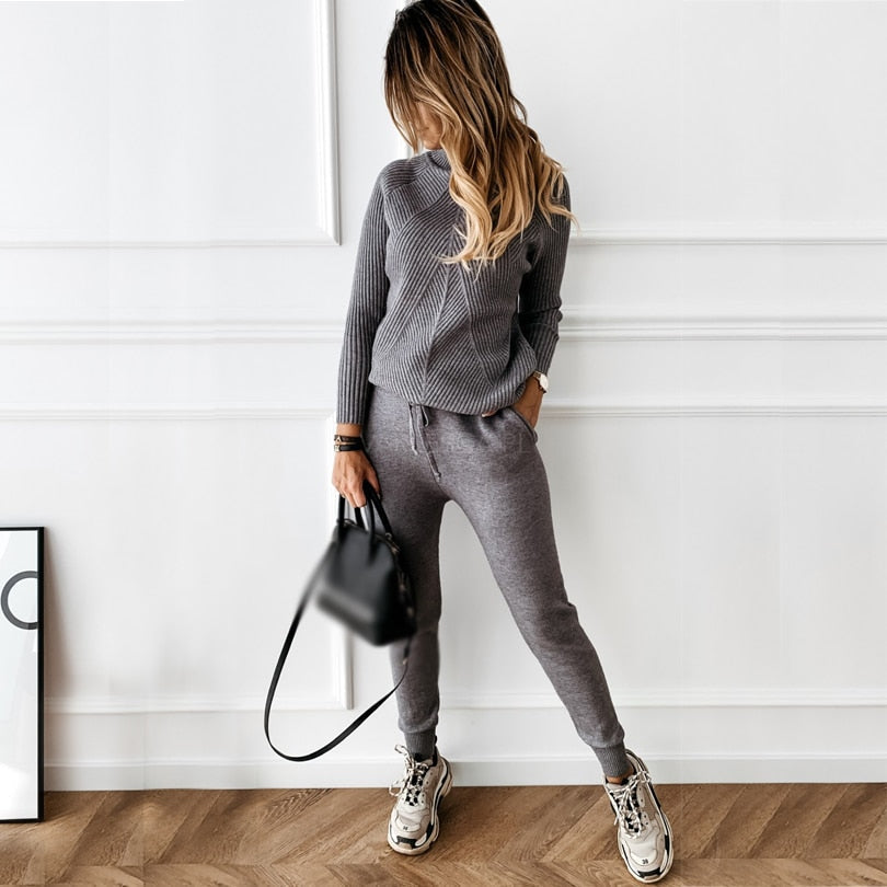Tepláková souprava | Elegantní dámský značkový domácí oblek