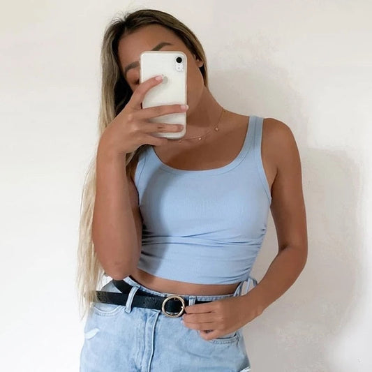 Vardi Dante™ Mimi Zkrácený top bez rukávů | Krátký a stylový top