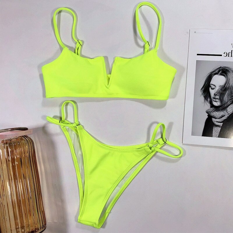 AquaLivv - Brazilské bikiny s výstřihem do V