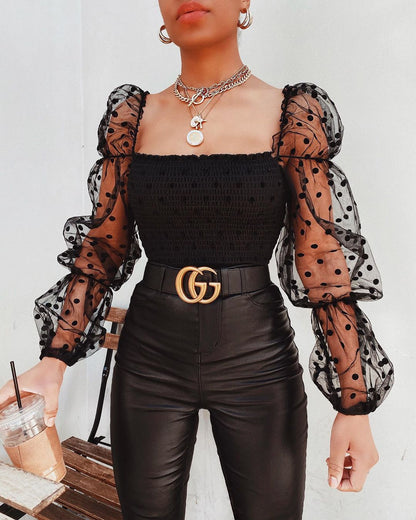 Vardi Dante™ Tiffany Top with Mesh | Jedinečný a stylový dámský top