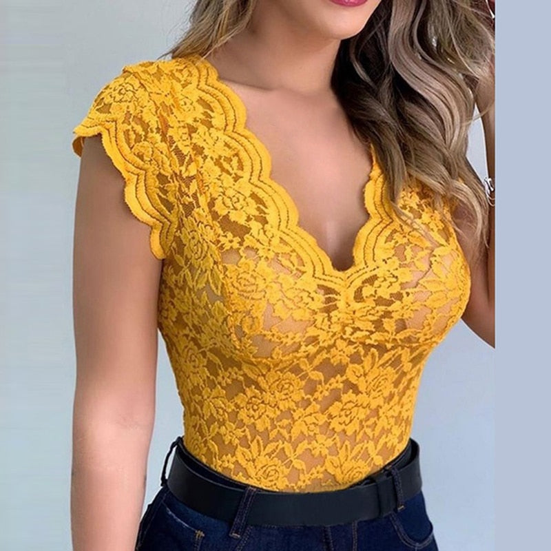 Vardi Dante™ Kyra Lace Top | Sexy a elegantní top pro ženy