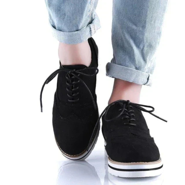 Brogues ploché podrážky Dámské boty