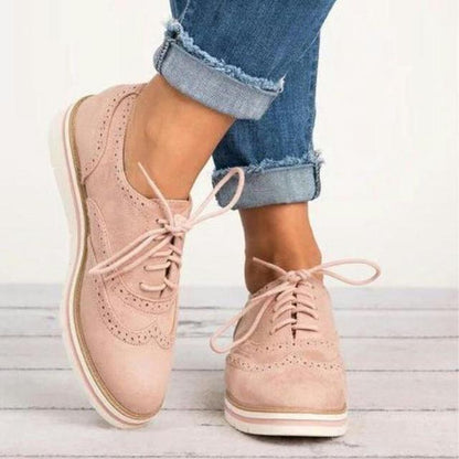 Brogues ploché podrážky Dámské boty
