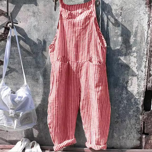 Inka - Pruhovaný elegantní overal