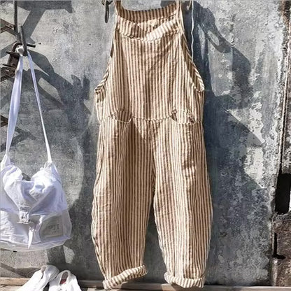 Inka - Pruhovaný elegantní overal