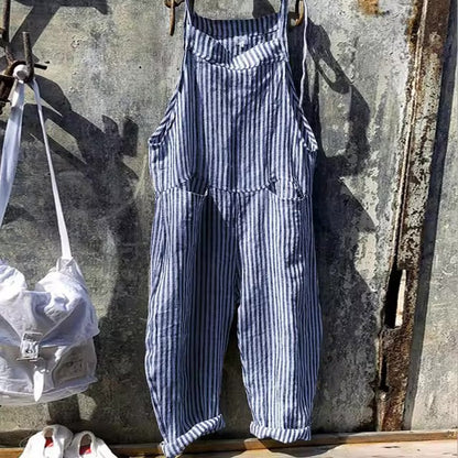 Inka - Pruhovaný elegantní overal