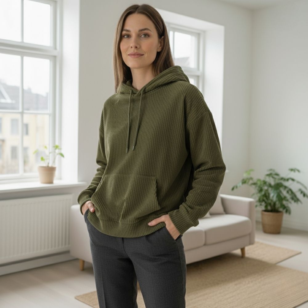 Janice | Elegantní a pohodlná dámská mikina s kapucí Velvetron