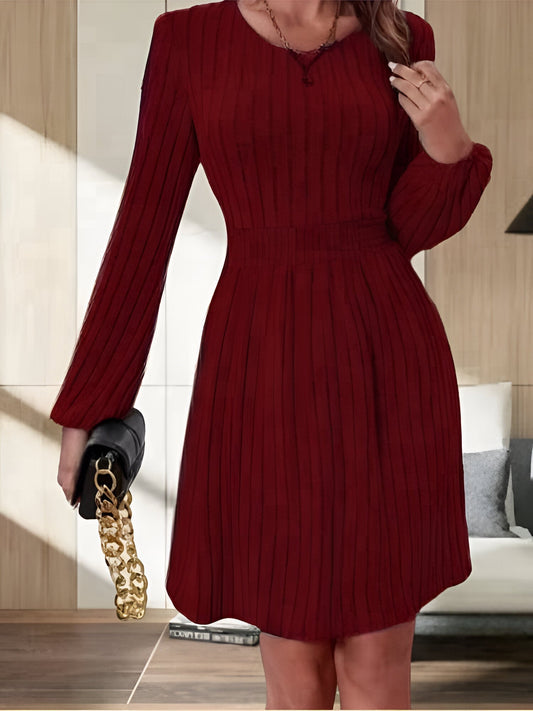 Brunhilde | Elegantní pletené midi šaty