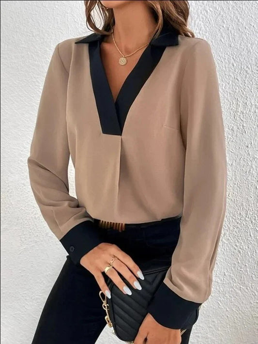 Halenka Samira | Dámská business halenka s dlouhým rukávem