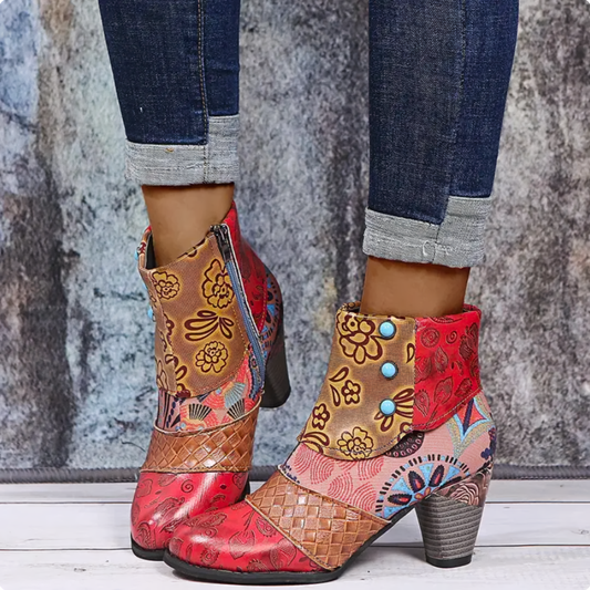 Pammy Boots | Barevné retro kotníkové boty