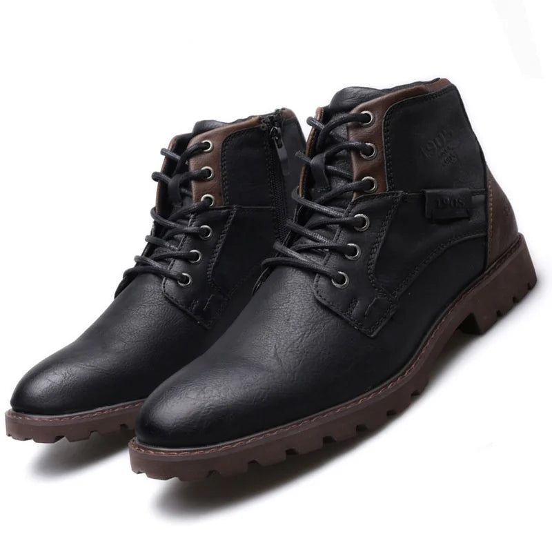 Xavier Boots | Kožené boty s tkaničkami