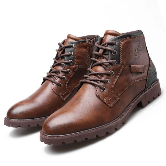 Xavier Boots | Kožené boty s tkaničkami