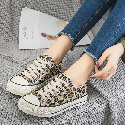Boty Vicencia | Ortopedická obuv s leopardím potiskem